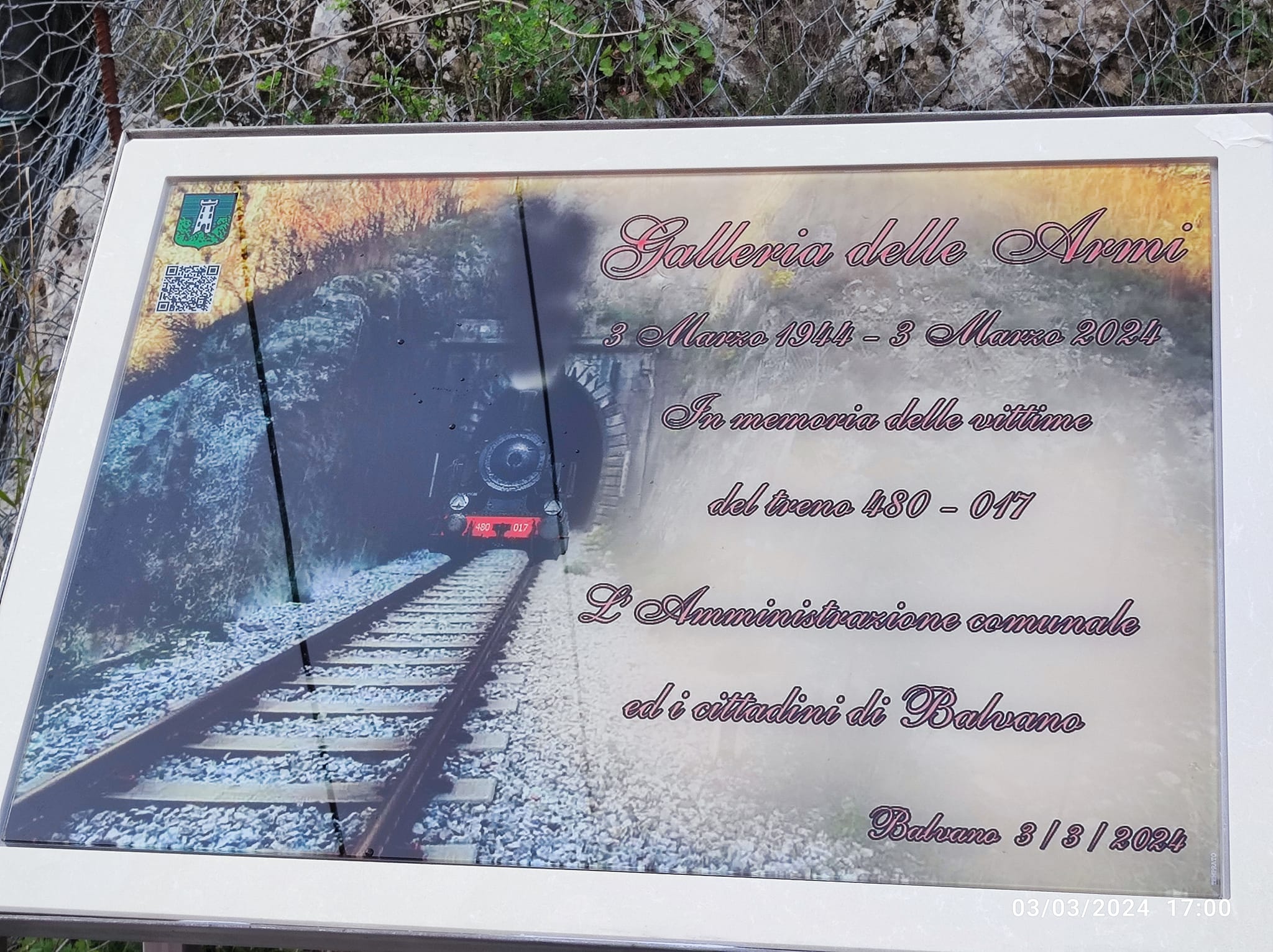 Balvano, a 80 anni dalla strage ferroviaria una targa ricorda le 600 ...